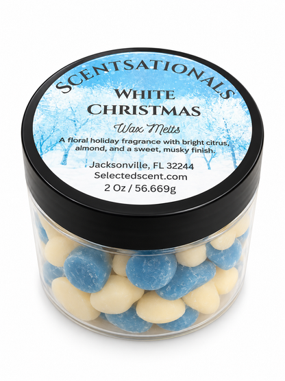 Scentsationals – White Christmas Wax Melts | Snowflakes & Dots