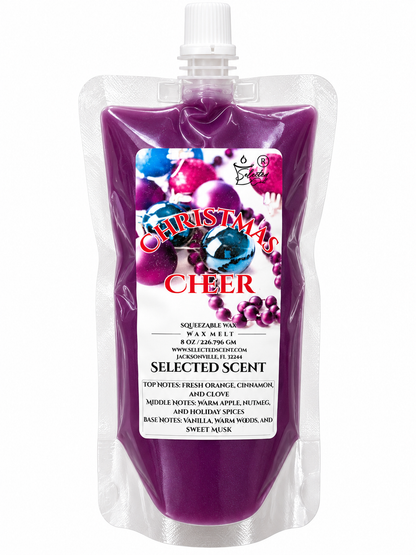 Christmas Cheer Squeezable Wax Melt | Holiday Wax Melts