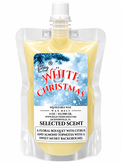 White Christmas Squeezable Wax Melt | Holiday Wax Melts