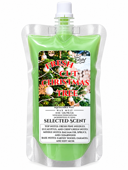 Fresh Cut Christmas Tree Squeezable Wax Melt | Holiday Wax Melts