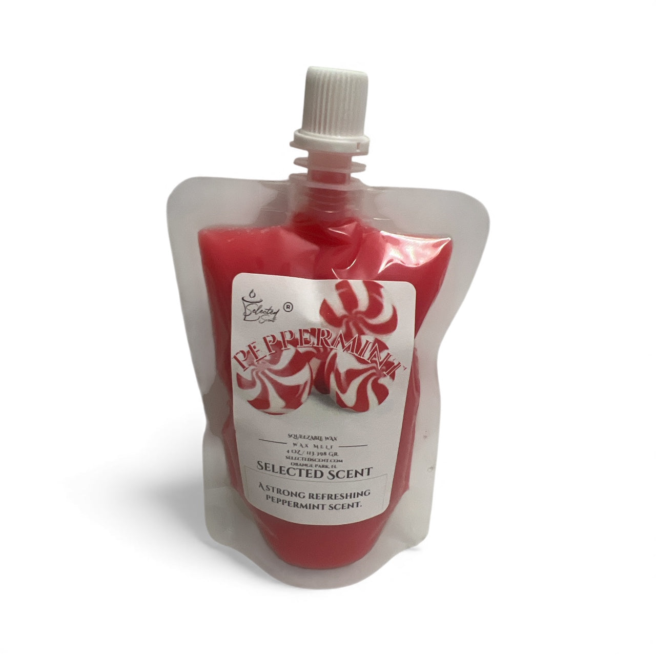 Peppermint  Squeezable Wax Melt All Natural Wax Melts