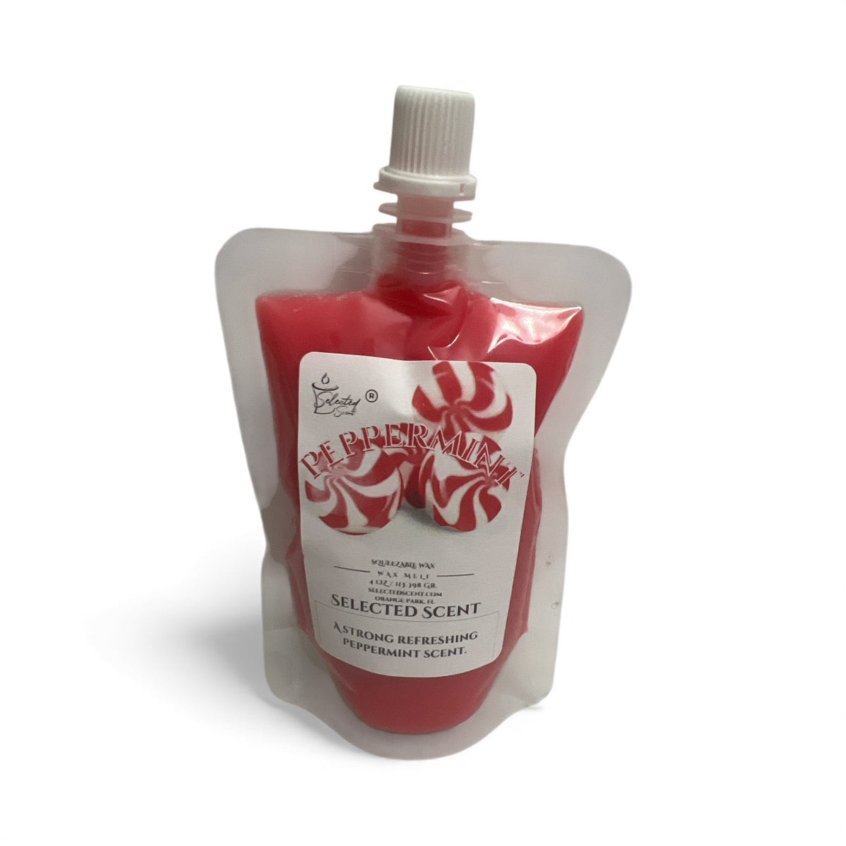 Peppermint  Squeezable Wax Melt All Natural Wax Melts