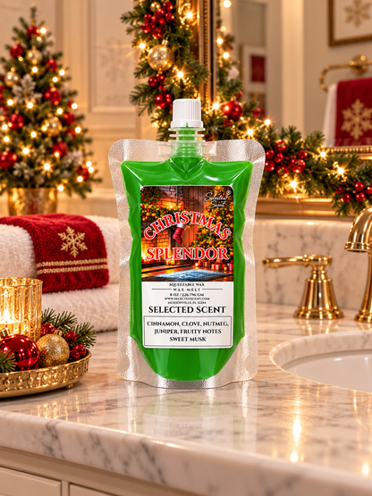 Christmas Splendor Squeezable Wax Melt | Holiday Wax Melts
