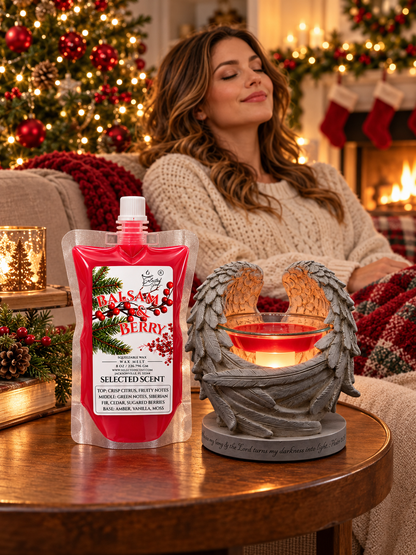 Balsam and Berry Squeezable Wax Melt | Holiday Wax Melts