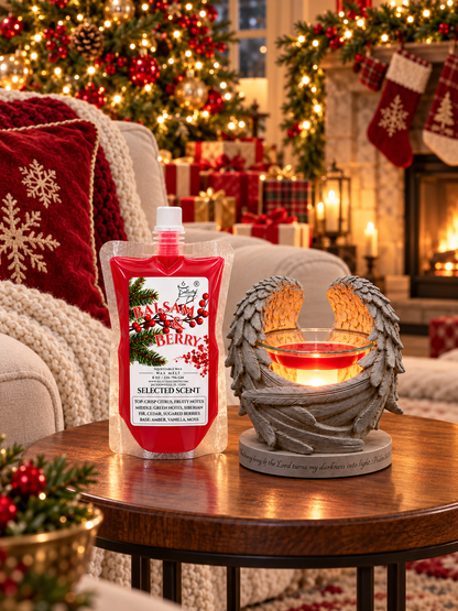 Balsam and Berry Squeezable Wax Melt | Holiday Wax Melts