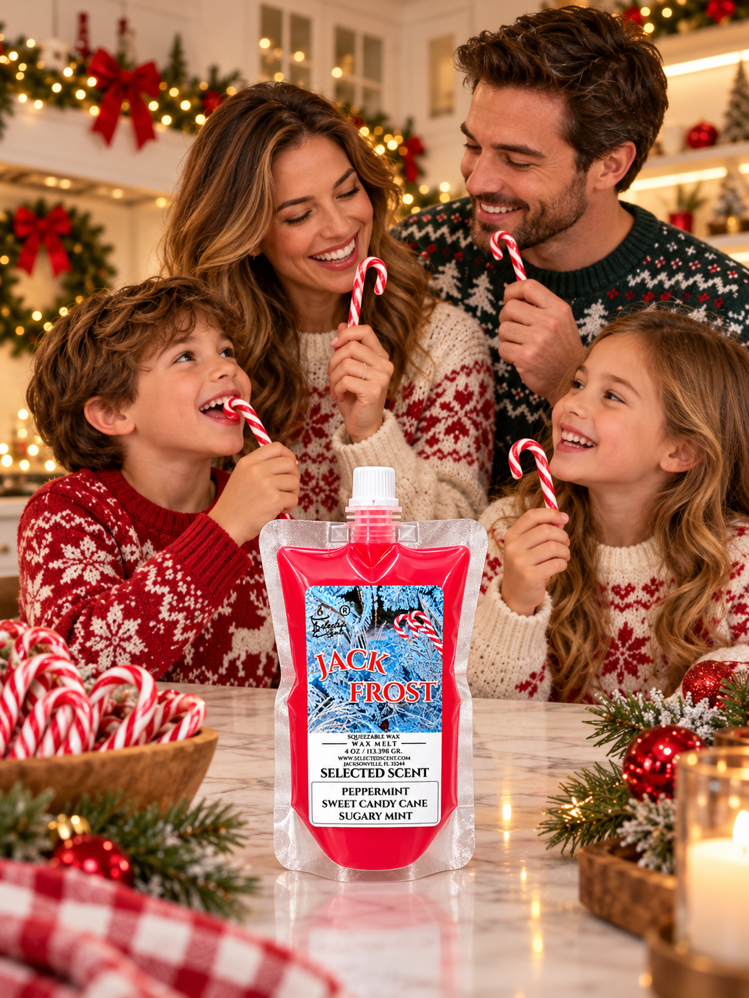 Jack Frost Squeezable Wax Melt | Holiday Wax Melts