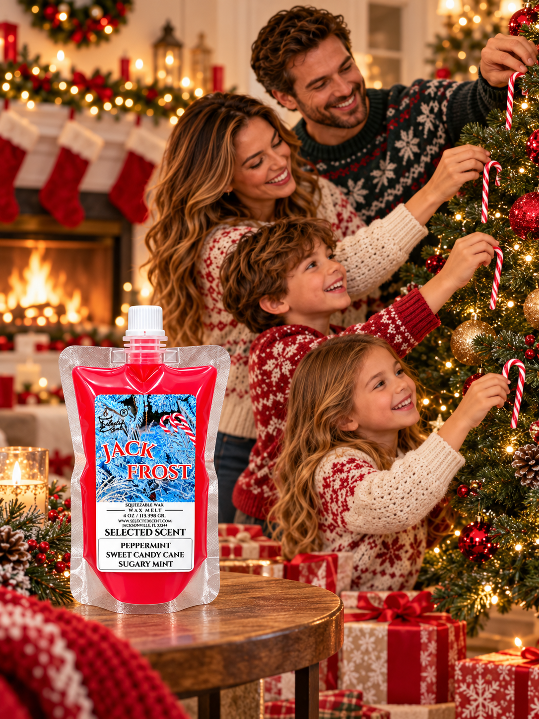 Jack Frost Squeezable Wax Melt | Holiday Wax Melts