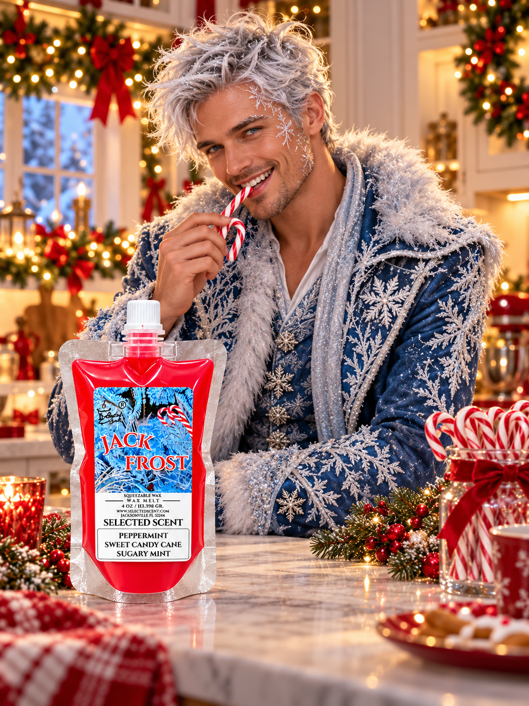 Jack Frost Squeezable Wax Melt | Holiday Wax Melts
