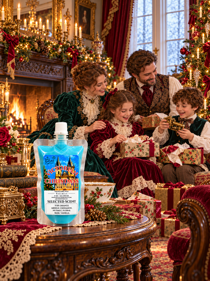Victorian Christmas Squeezable Wax Melt | Holiday Wax Melts