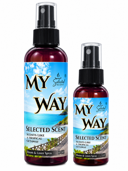 My Way Room & Linen Spray – Natural Long-Lasting Scent
