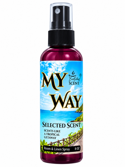 My Way Room & Linen Spray – Natural Long-Lasting Scent