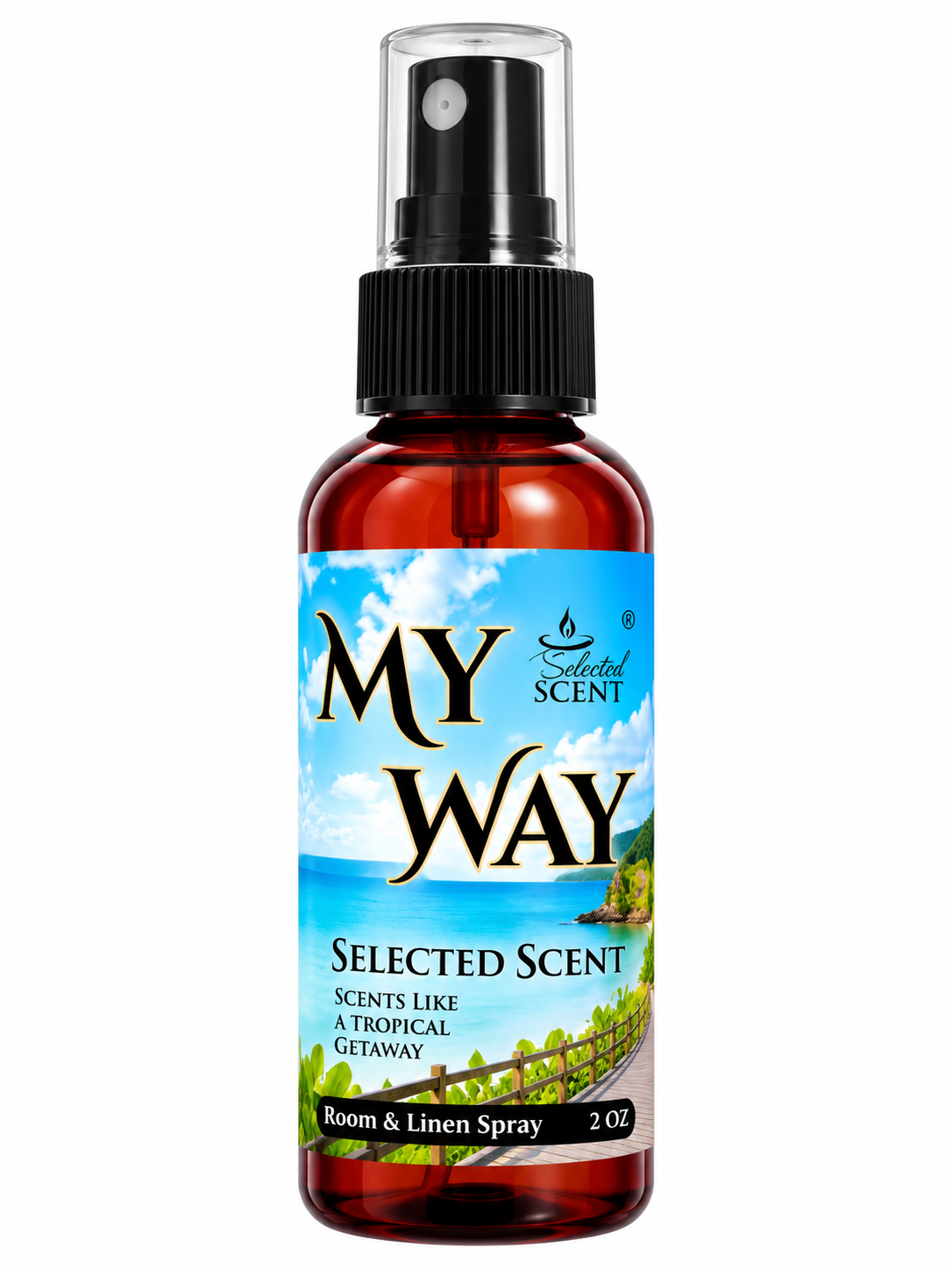My Way Room & Linen Spray – Natural Long-Lasting Scent