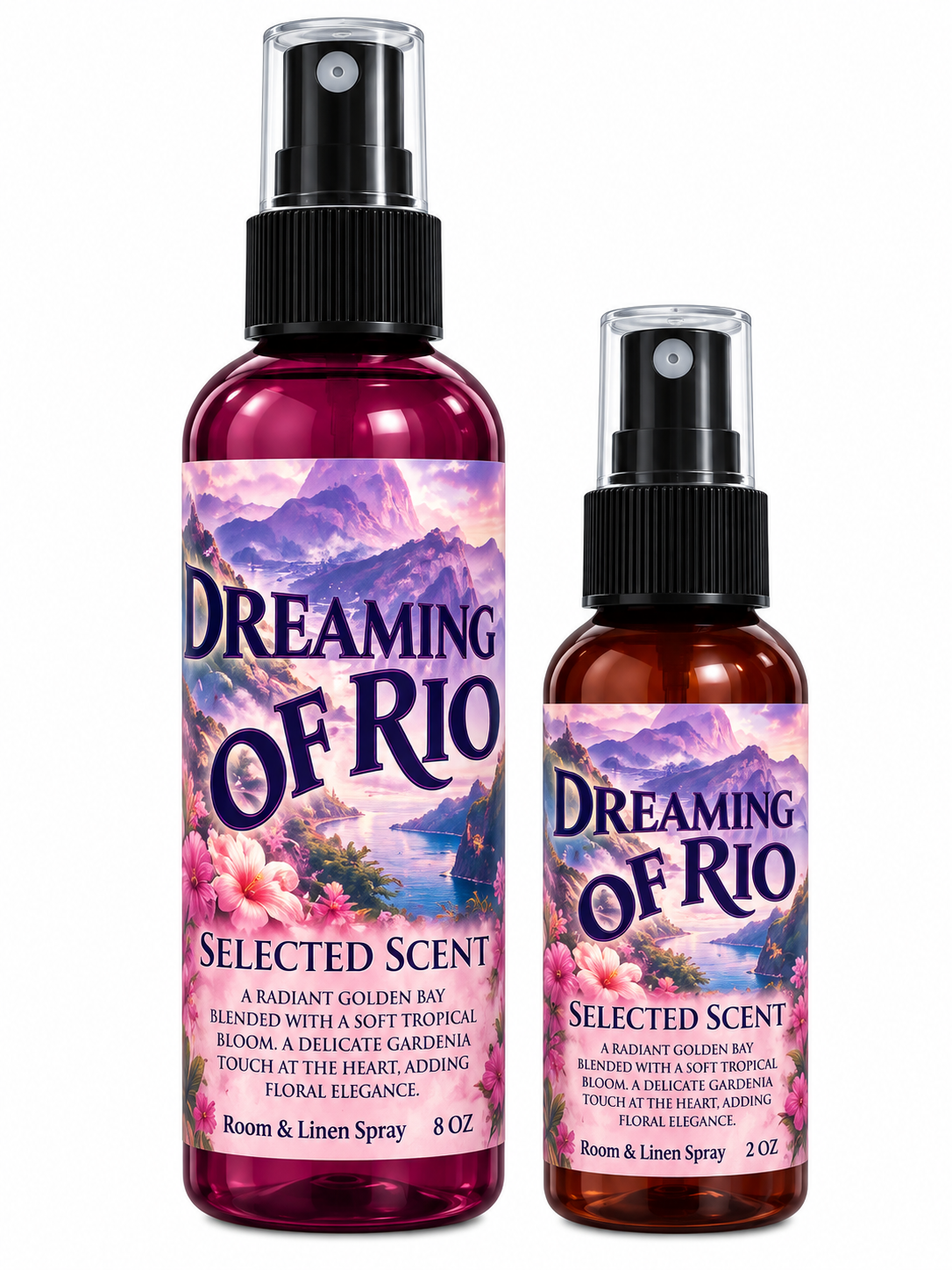 Dreaming of Rio Room & Linen Spray – Natural Long-Lasting Scent