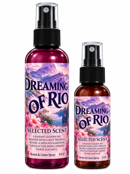 Dreaming of Rio Room & Linen Spray – Natural Long-Lasting Scent