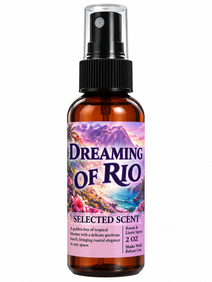 Dreaming of Rio Room & Linen Spray – Natural Long-Lasting Scent