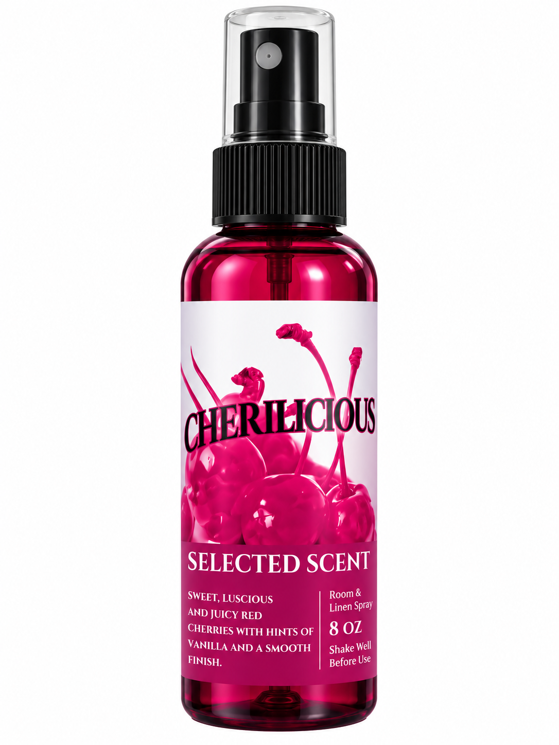 Cherilicious Room & Linen Spray – Natural Long-Lasting Scent