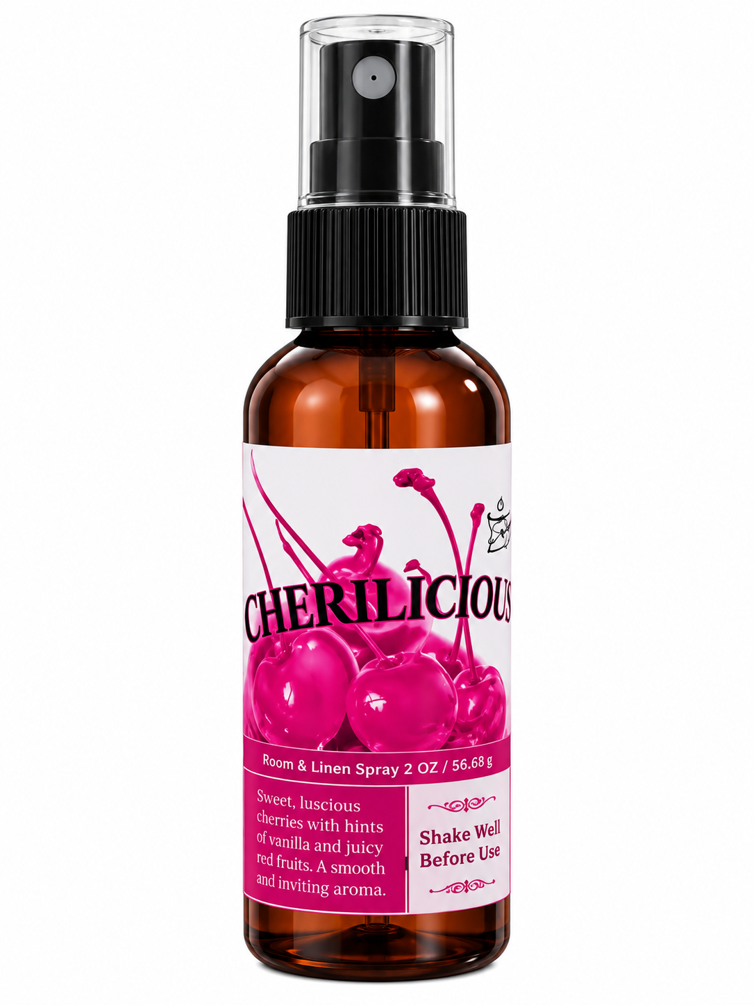 Cherilicious Room & Linen Spray – Natural Long-Lasting Scent