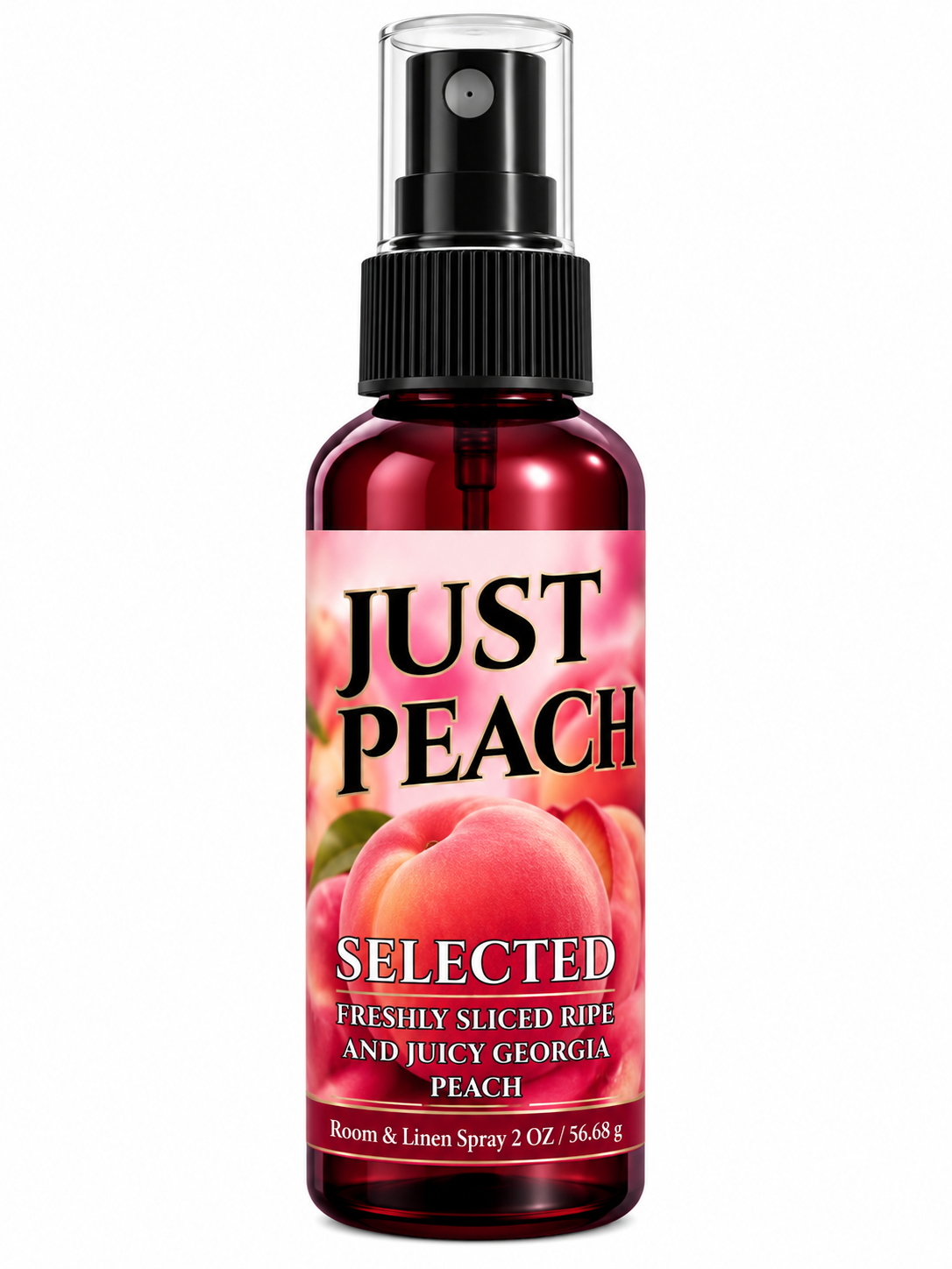 Just Peachy Room & Linen Spray – Natural Long-Lasting Scent