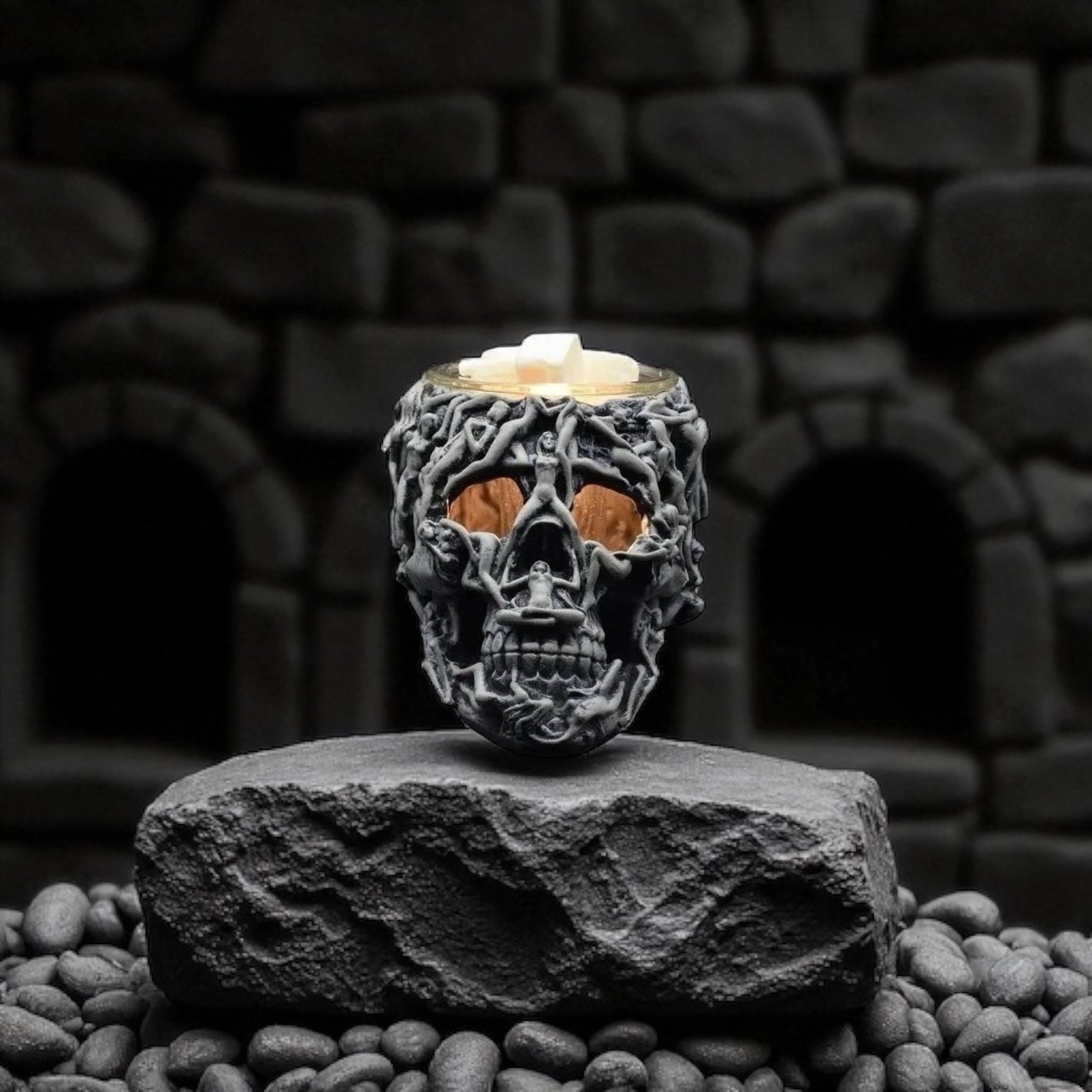 Skull, Ladies Wax And Oil Warmer Electric Decorative Warmer