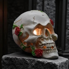 Skull, Rose Wax And Oil Warmer Electric Decorative Warmer