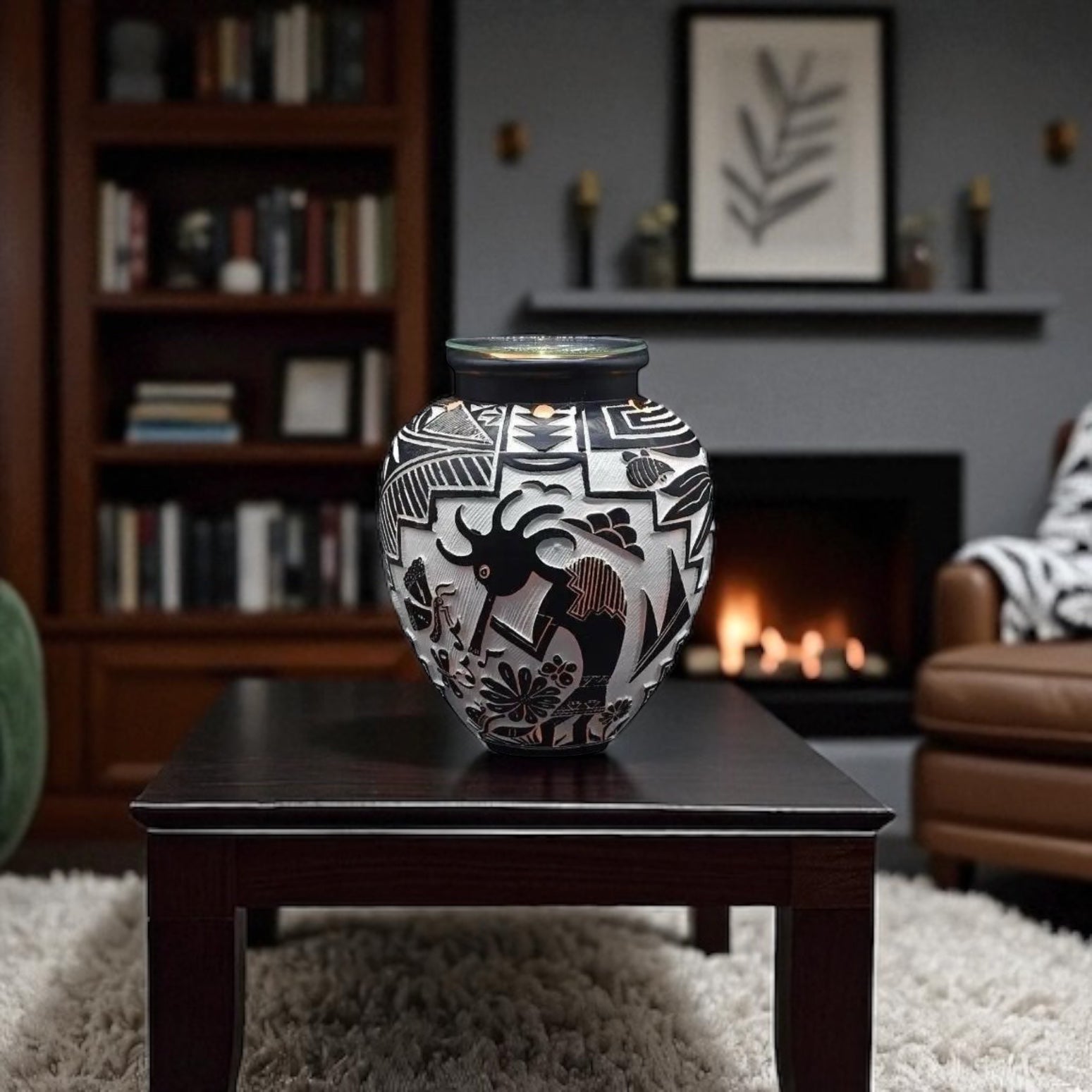 Vase, Egyptian Wax And Oil Warmer Electric Decorative Warmer