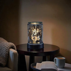 Silver Birds and Flowers Wax And Oil Warmer Electric Decorative Warmer