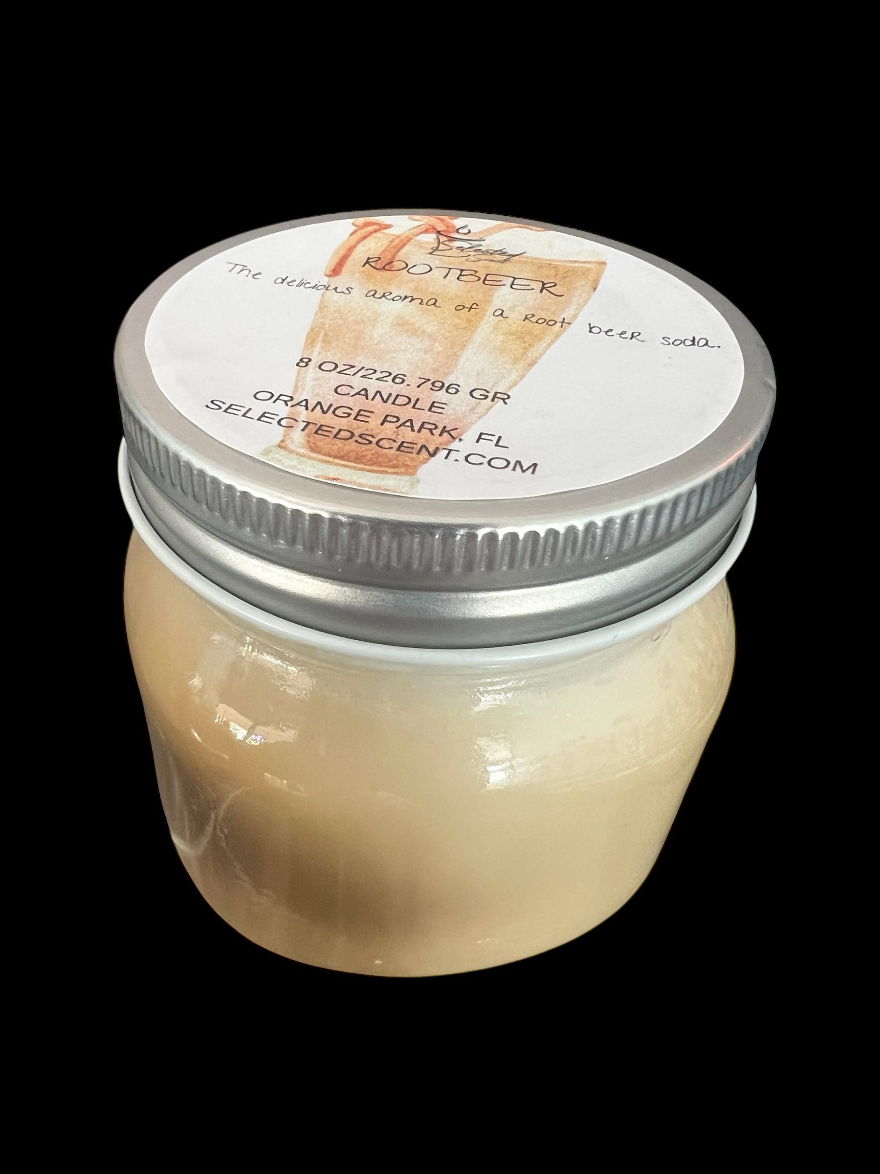 Root Beer 8 Oz Candle Extremely Strong Scent