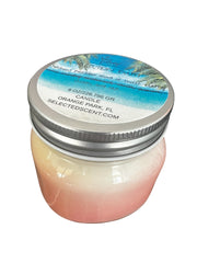 Vacation Bum 8 Oz Candle Chilling On The Beach