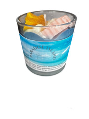 Paradise Island 8 OZ Specialty Candle Sculpted And Designer