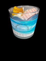 Paradise Island 8 OZ Specialty Candle Sculpted And Designer