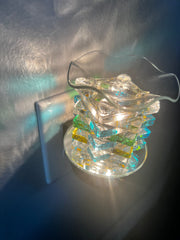 Multi Color Glass Circular Modern Plug In Warmer For Wax Melts
