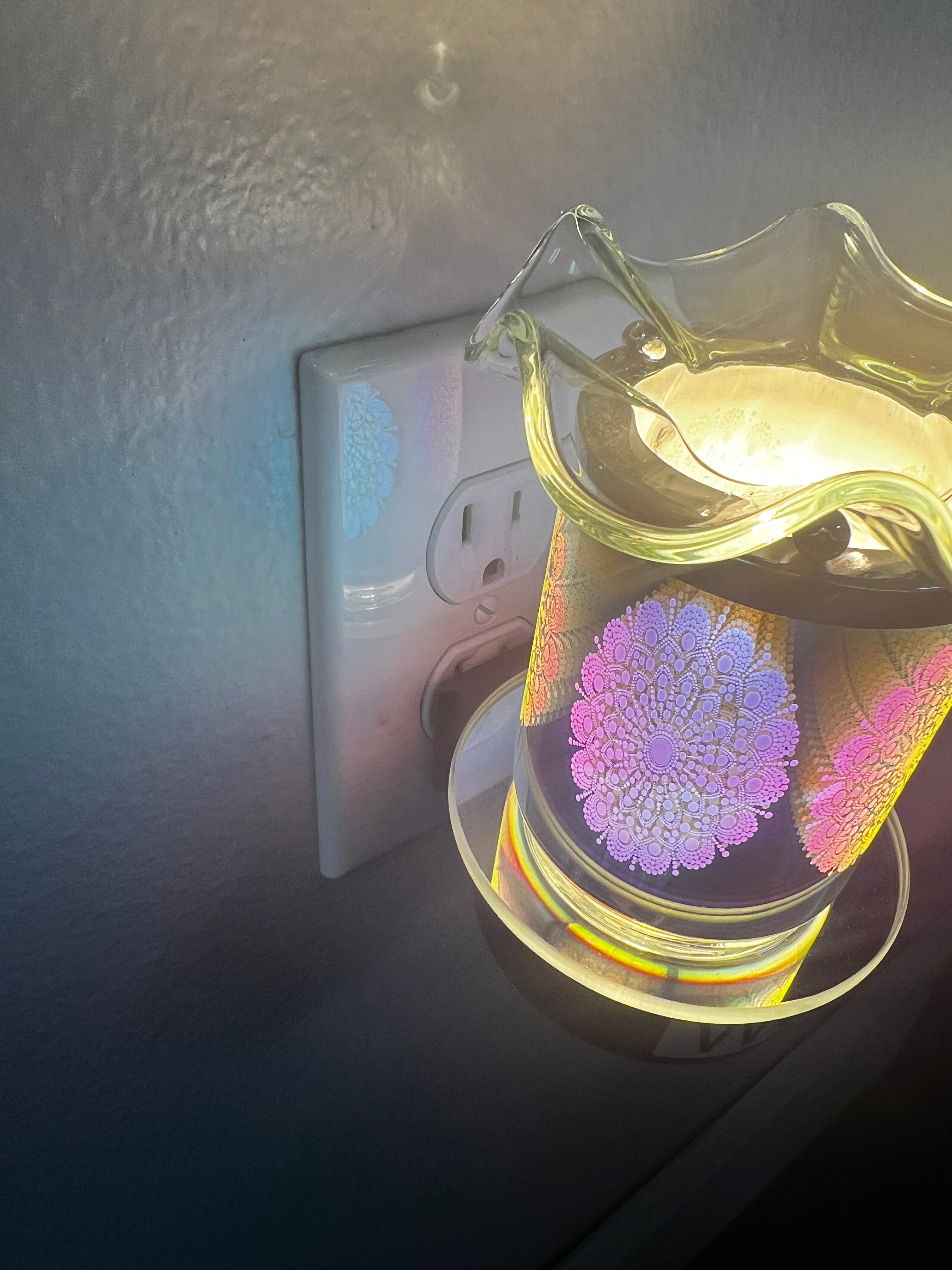 3D Blooming Flower Plug In Warmer Electric Decorative Warmer