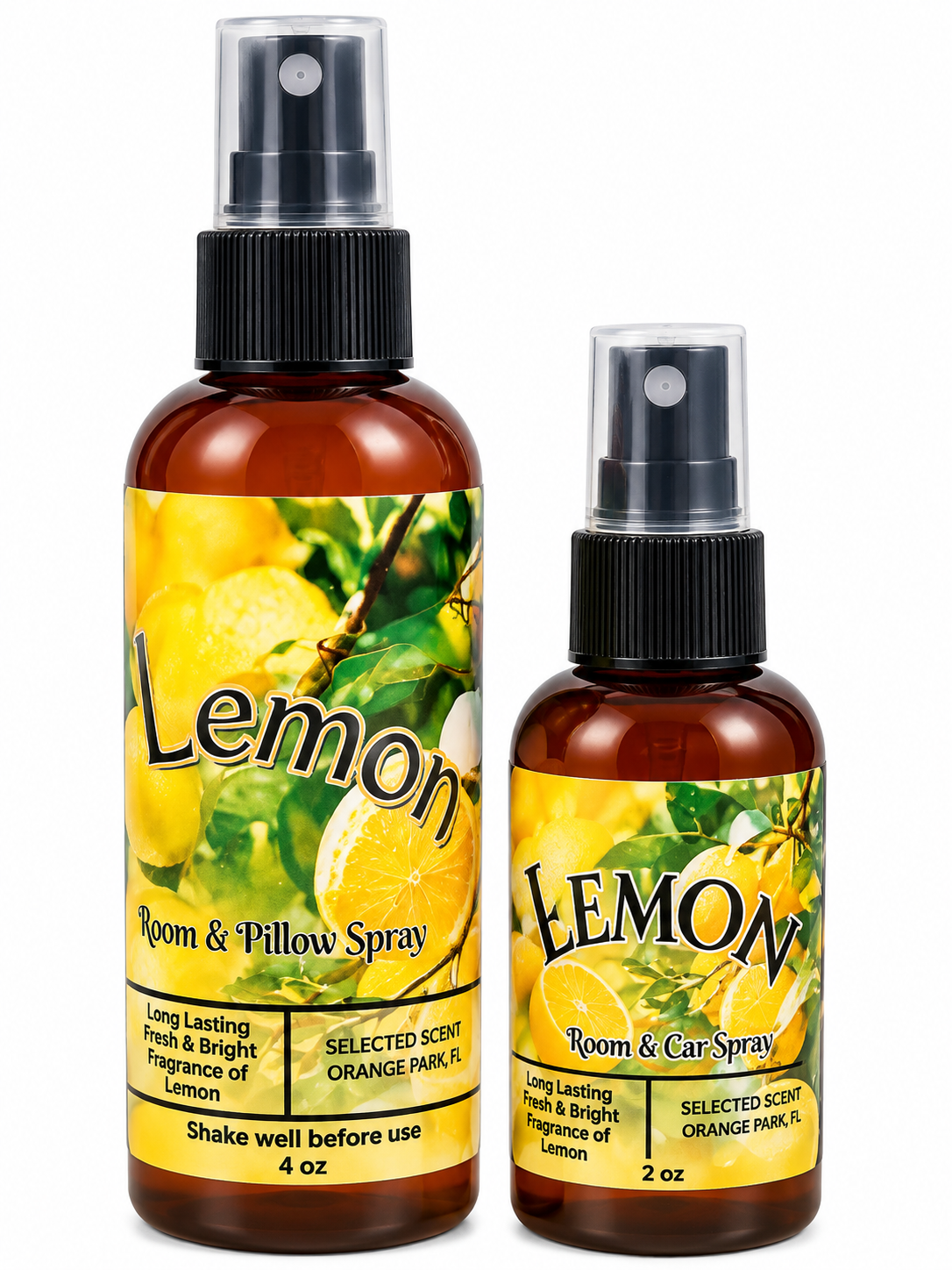 Lemon 4-in-1 Room, Linen, Body & Car Spray