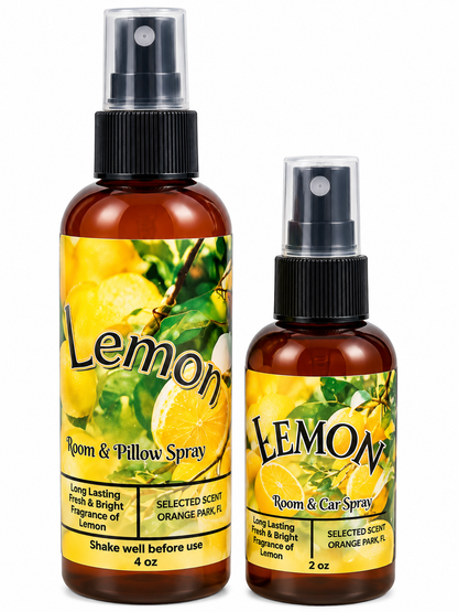 Lemon 4-in-1 Room, Linen, Body & Car Spray