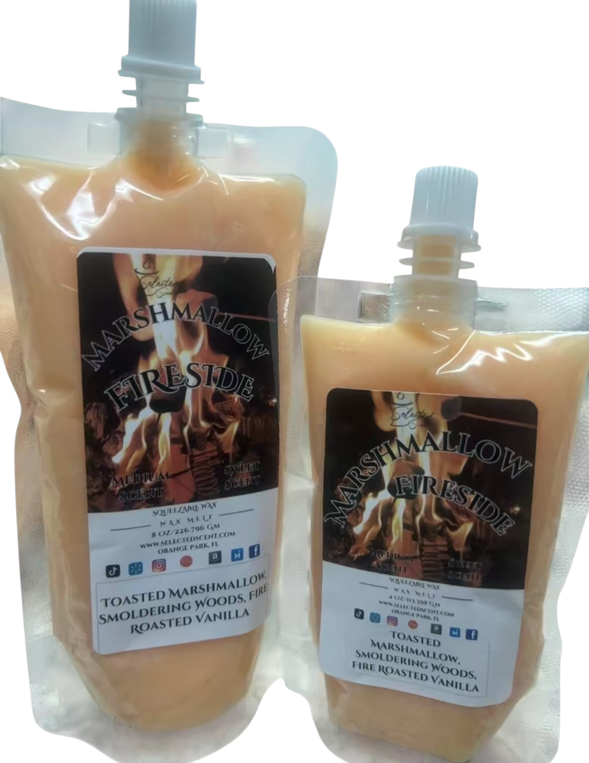 Marshmallow Fireside Squeezable Wax Melt Fall Seasonal Favorites