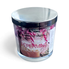 Peppermint Eggnog 8 Ounce Candle