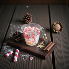 Peppermint Eggnog 8 Ounce Candle