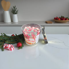 Peppermint Eggnog 8 Ounce Candle