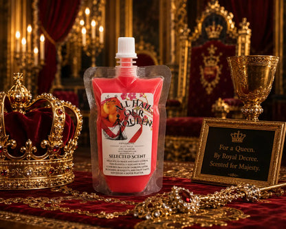 All hail our queen squeezable wax melts – luxurious feminine home fragrance by selected scent