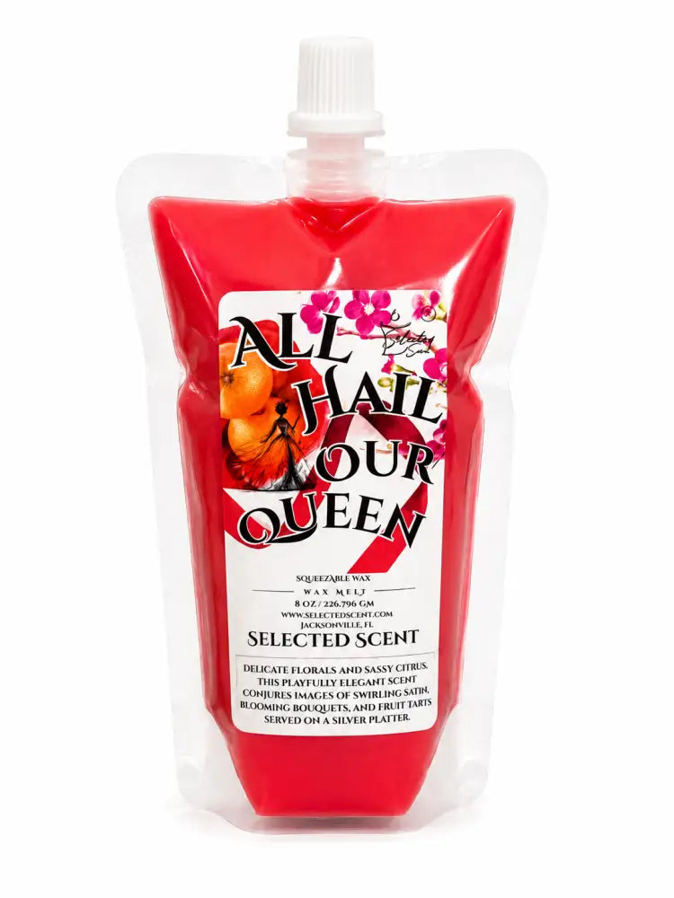 All hail our queen squeezable wax melts – luxurious feminine home fragrance by selected scent