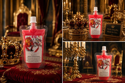All hail our queen squeezable wax melts – luxurious feminine home fragrance by selected scent