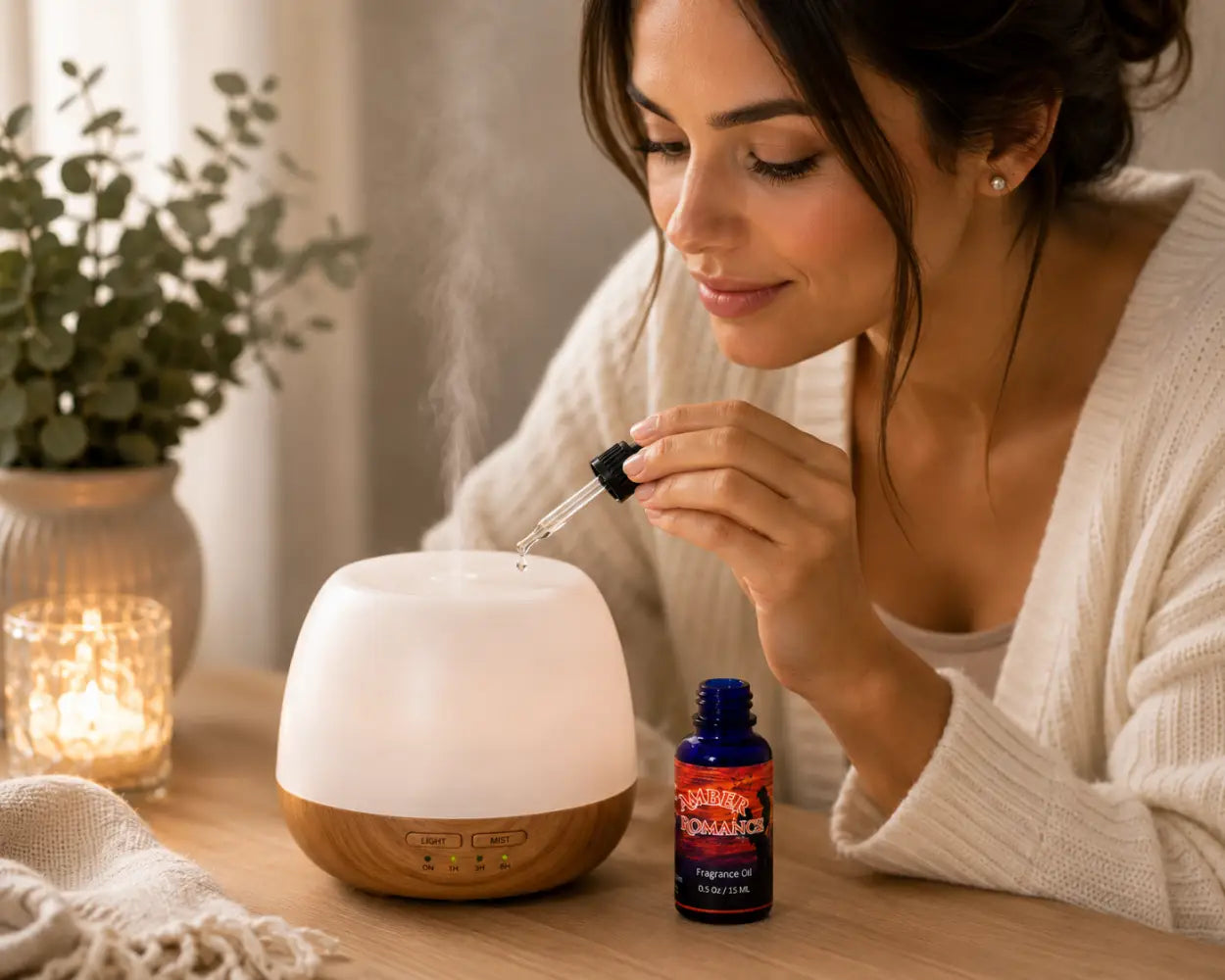 Amber romance 100% fragrance oil – warm & vanilla home by selected scent