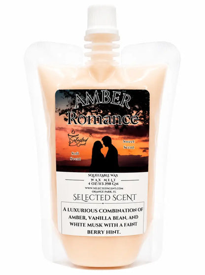 Amber romance squeezable wax melt all natural - 4 ounces