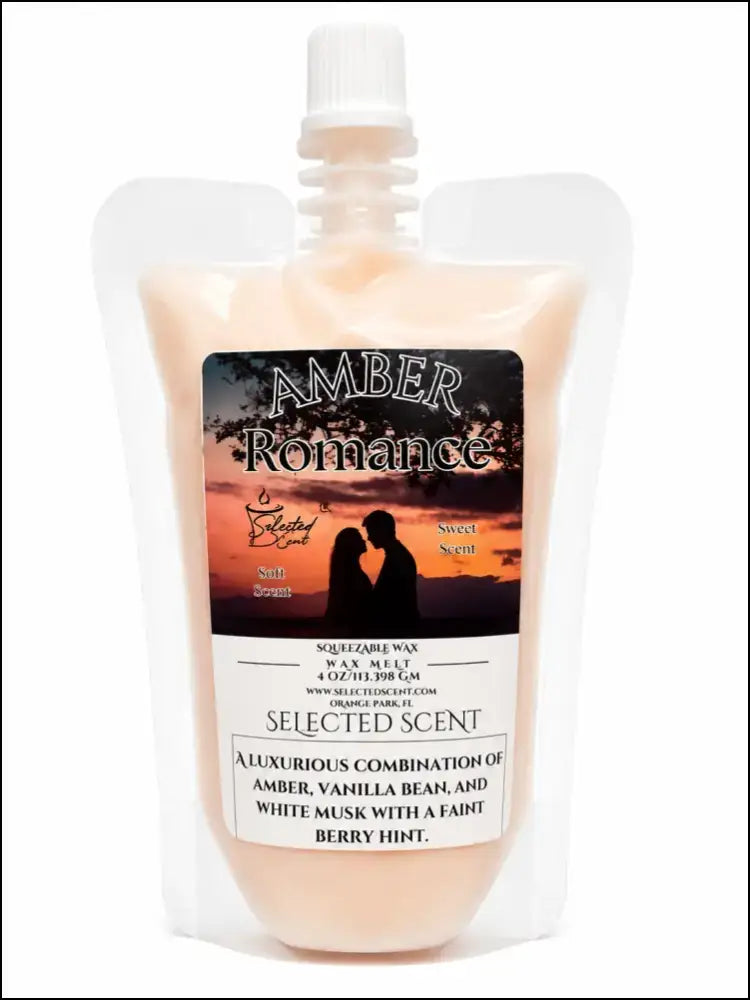 Amber romance squeezable wax melt all natural - 4 ounces