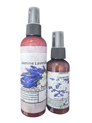 An Aromatherapy Selected Scent Original Jasmine Lavender room and linen spray bottles in two sizes