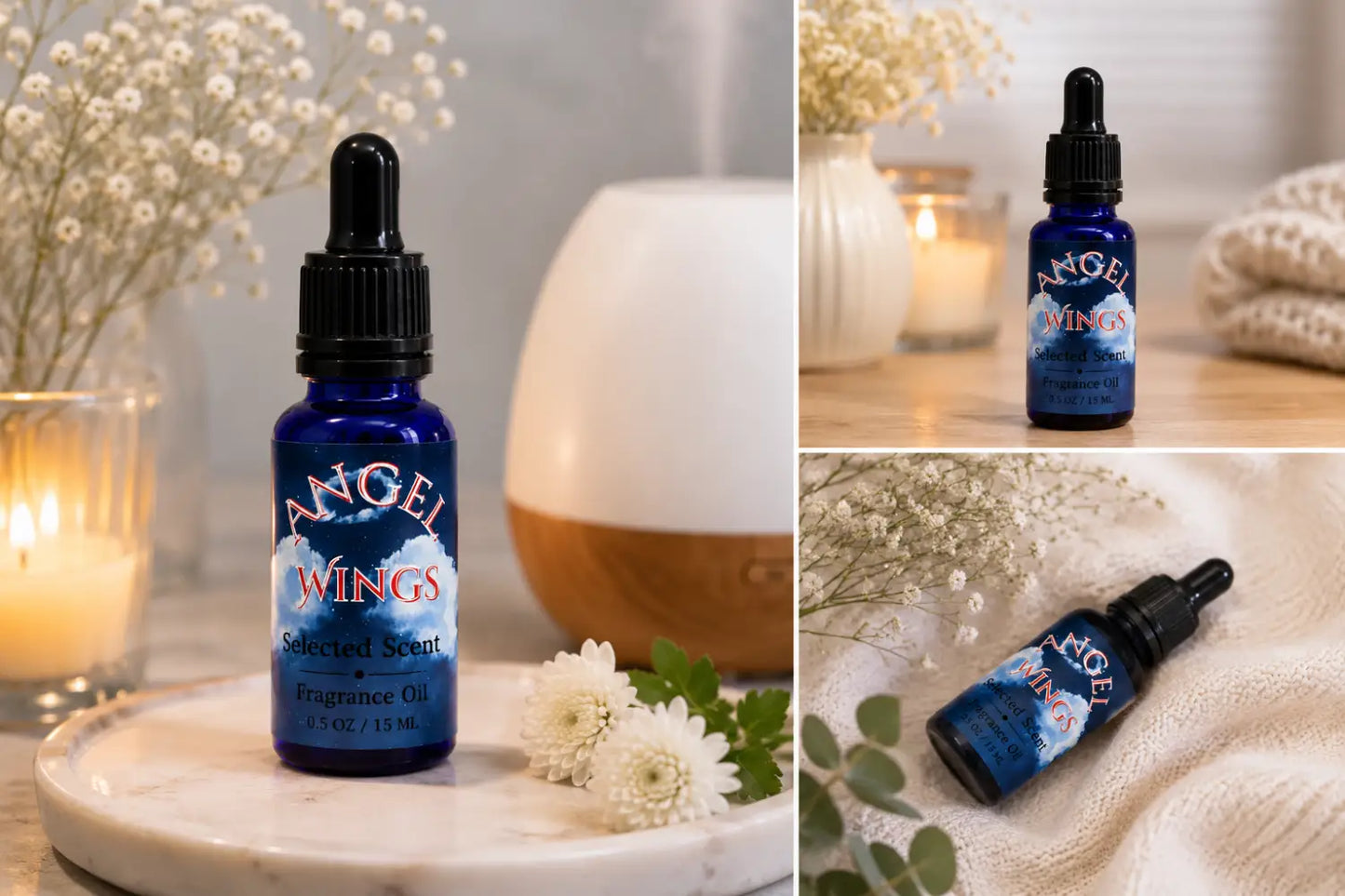 Angel wings 100% fragrance oil – soft floral & heavenly home by selected scent