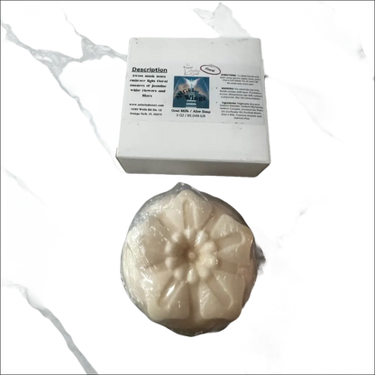 Angel wings goat and aloe soap soft luxurious fragrant