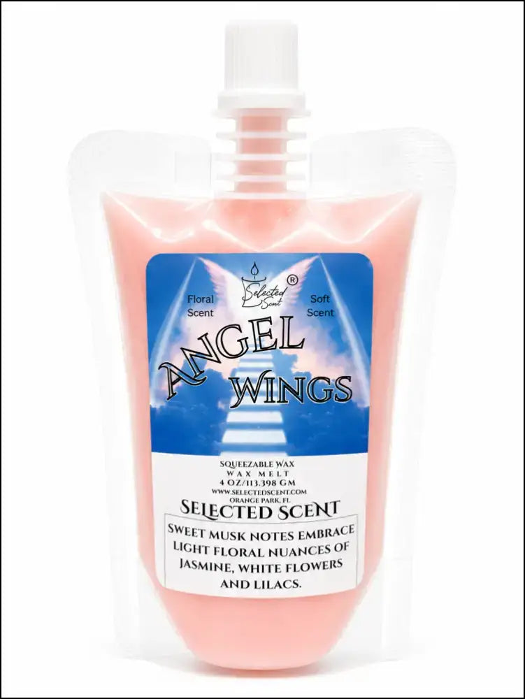 Angel wings long lasting squeezable wax melts - 4 ounces