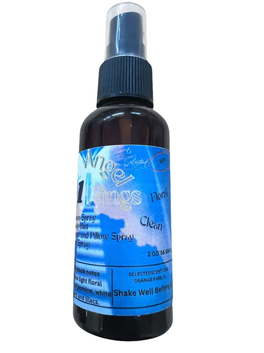 Angel wings room and linen spray natural for home - 2 oz