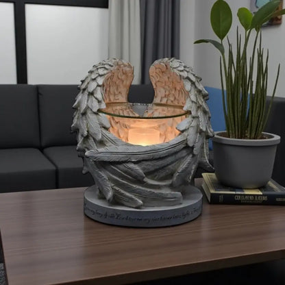 Angel wings wax and oil warmer electric with dimmer wheel